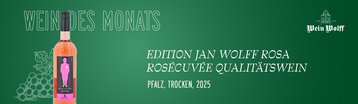 Wein des Monats: Edition Jan Wolff Rosa Ros&eacute;cuv&eacute;e